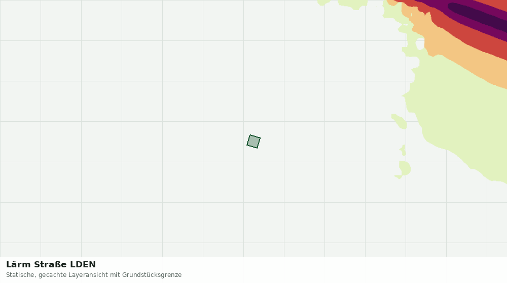 Statische Kartenansicht: Lärm Straße LDEN