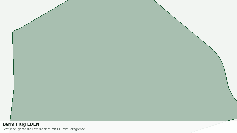 Statische Kartenansicht: Lärm Flug LDEN