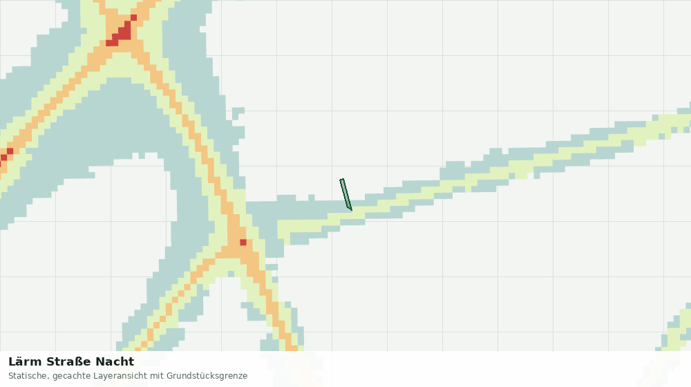 Statische Kartenansicht: Lärm Straße Nacht