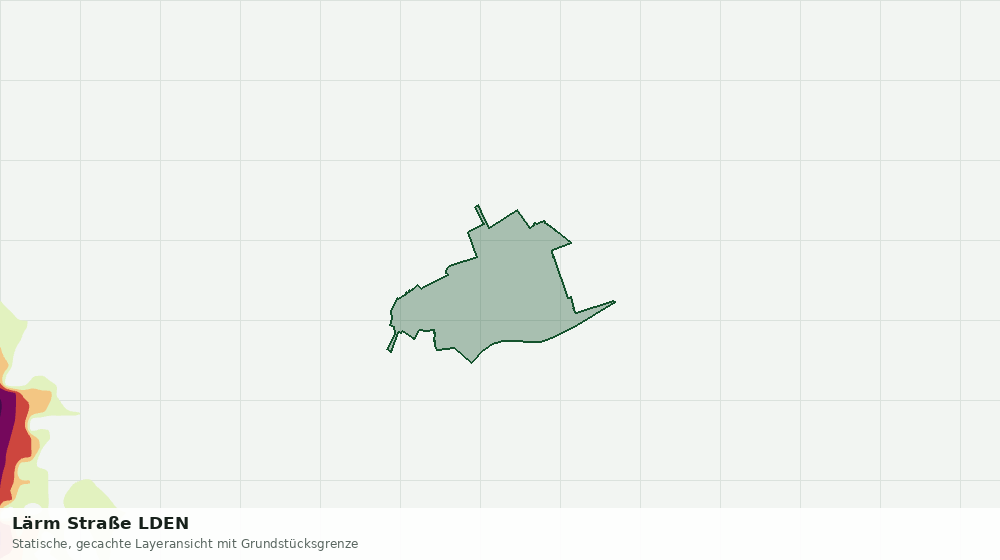 Statische Kartenansicht: Lärm Straße LDEN