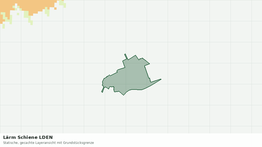 Statische Kartenansicht: Lärm Schiene LDEN