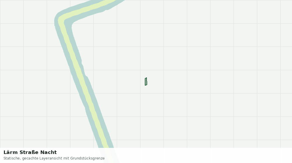 Statische Kartenansicht: Lärm Straße Nacht