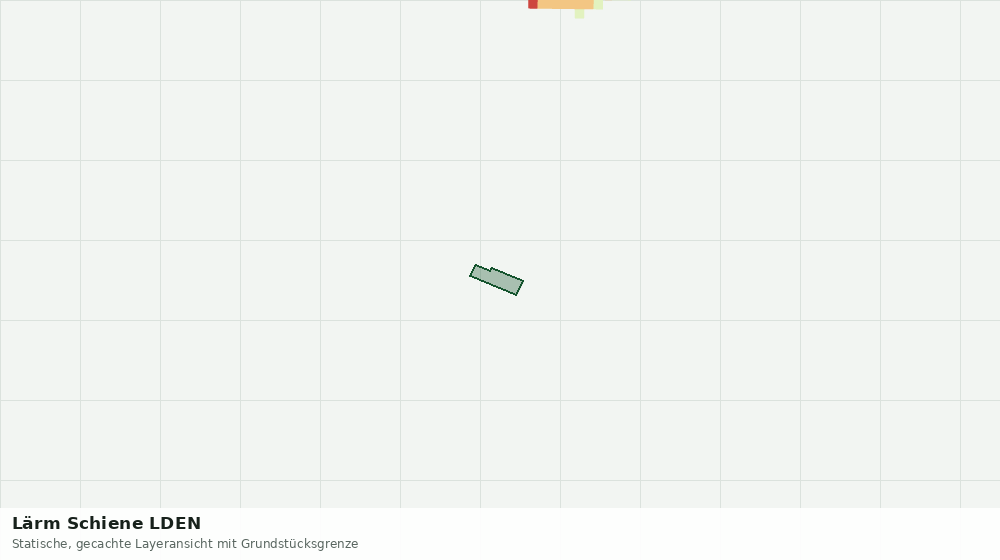 Statische Kartenansicht: Lärm Schiene LDEN