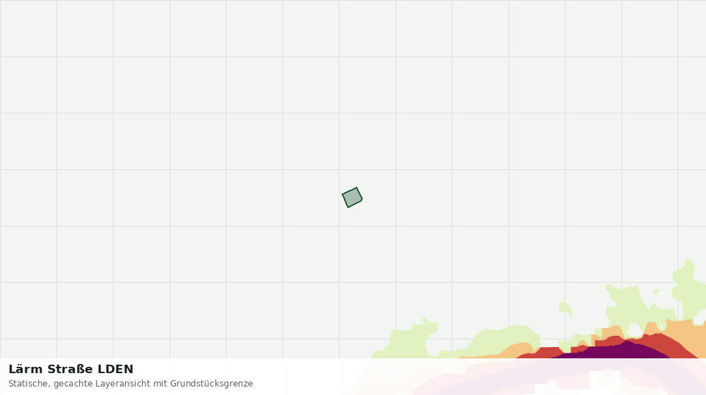 Statische Kartenansicht: Lärm Straße LDEN