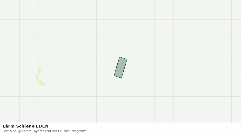 Statische Kartenansicht: Lärm Schiene LDEN