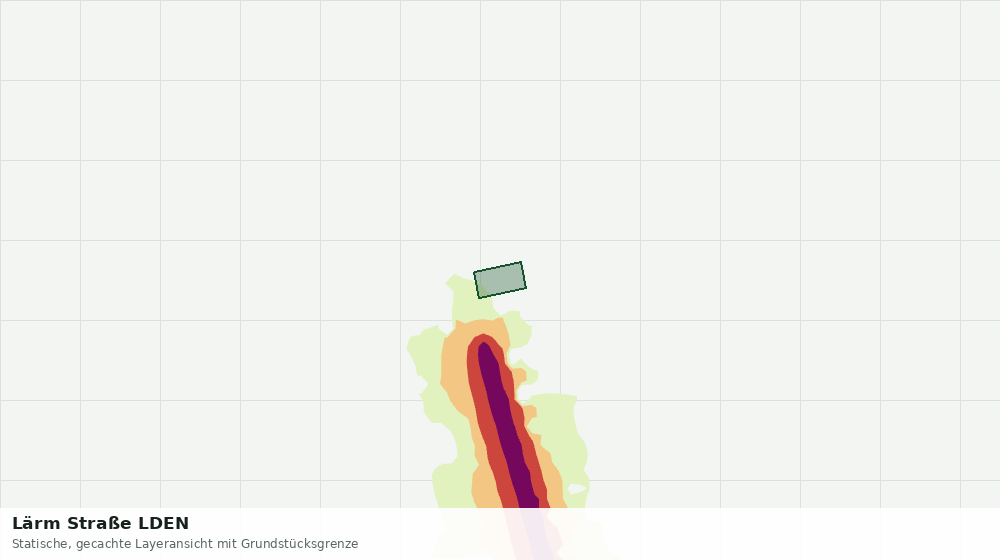 Statische Kartenansicht: Lärm Straße LDEN