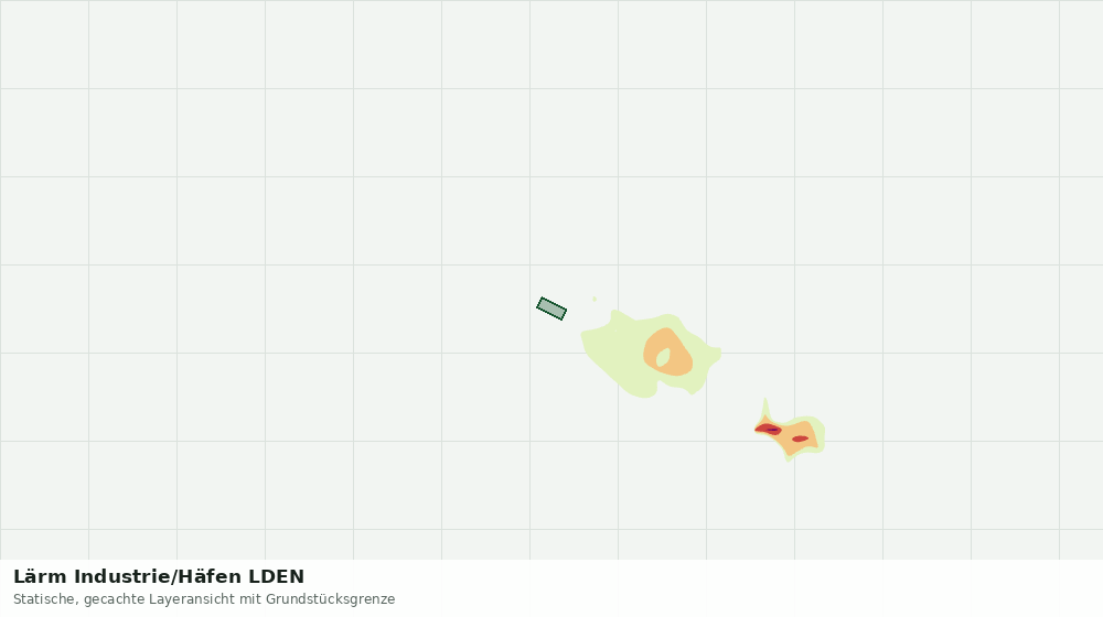 Statische Kartenansicht: Lärm Industrie/Häfen LDEN