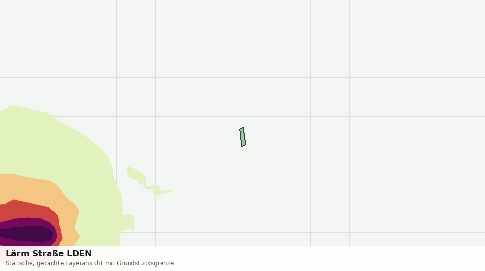Statische Kartenansicht: Lärm Straße LDEN