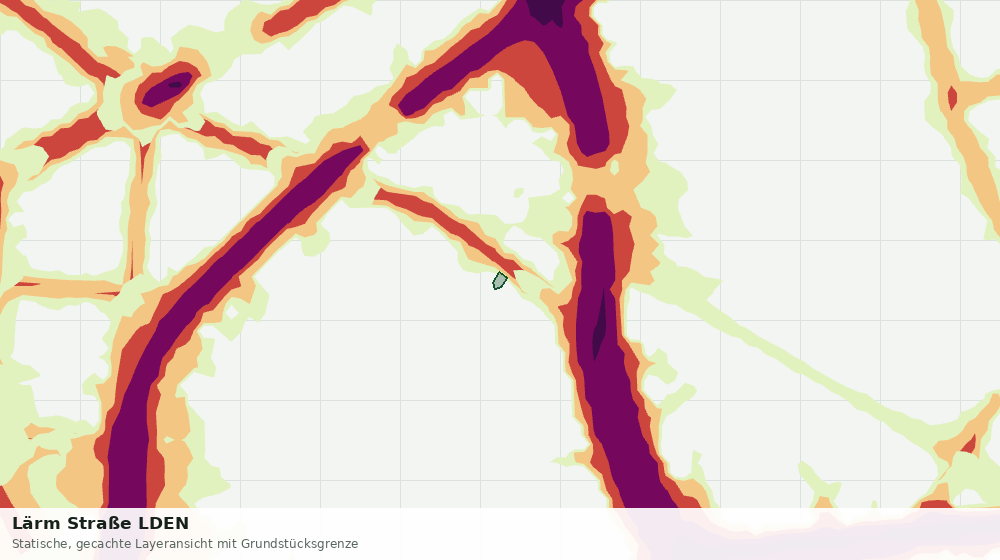 Statische Kartenansicht: Lärm Straße LDEN