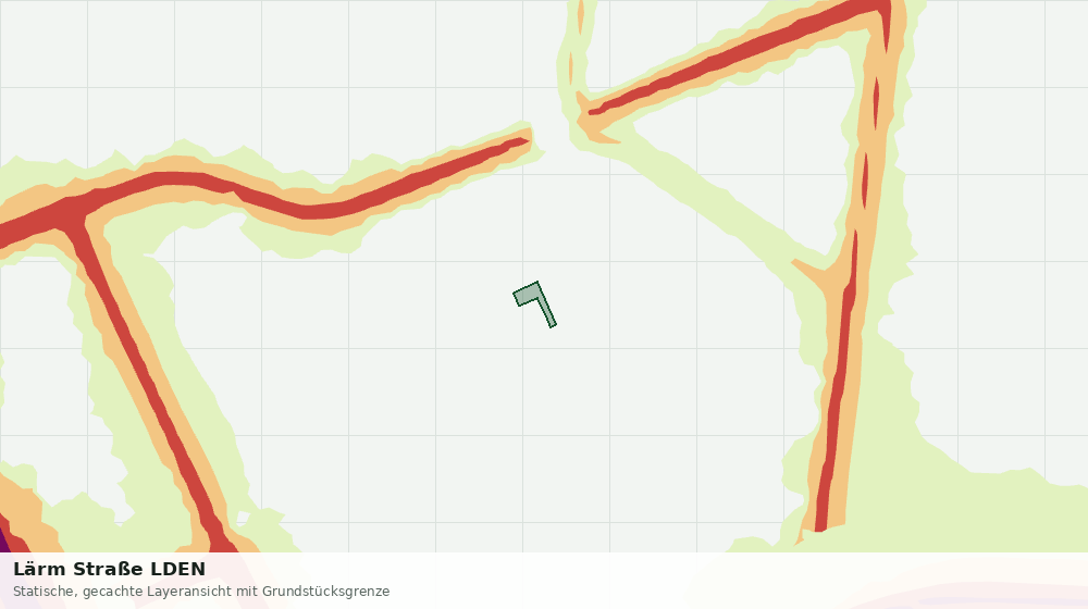 Statische Kartenansicht: Lärm Straße LDEN