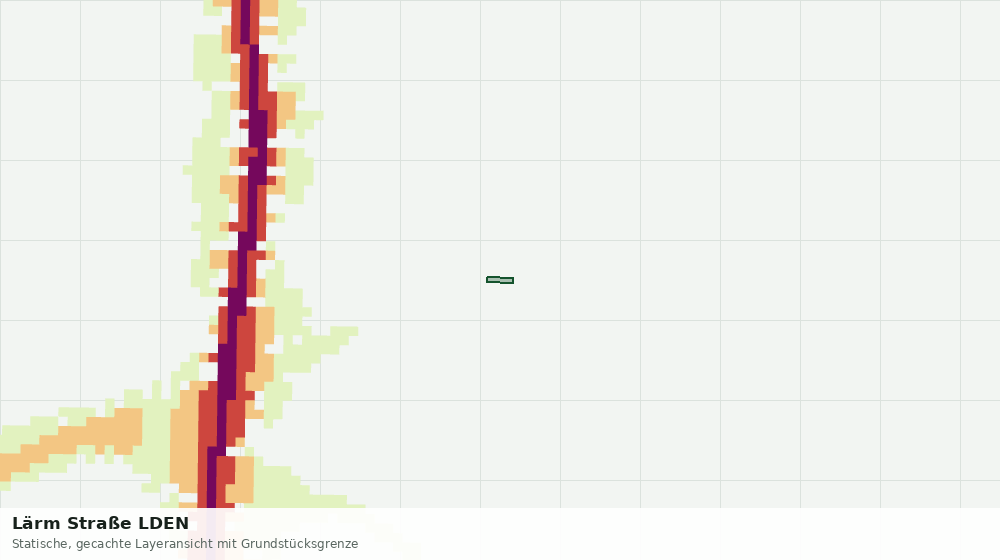 Statische Kartenansicht: Lärm Straße LDEN