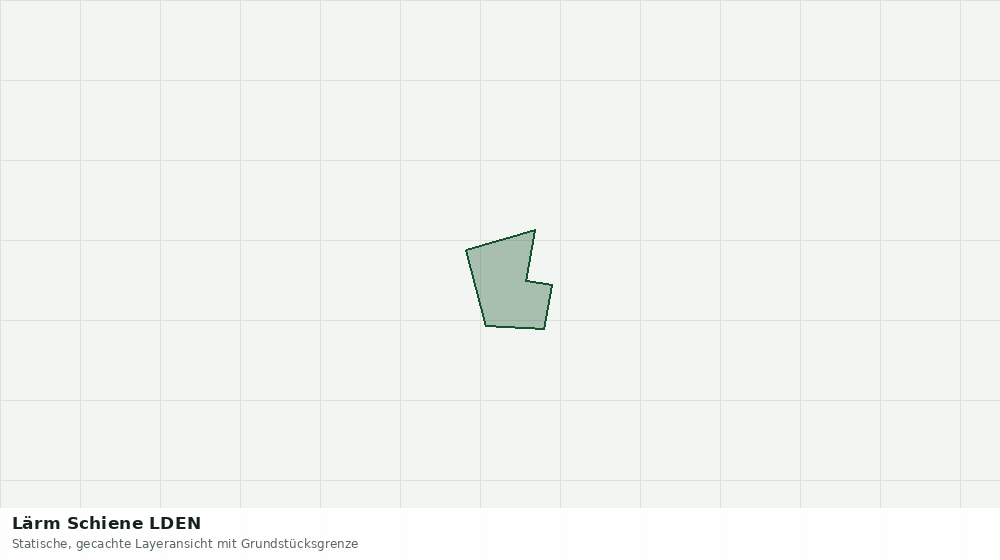 Statische Kartenansicht: Lärm Schiene LDEN
