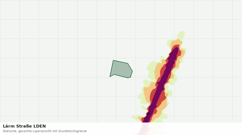 Statische Kartenansicht: Lärm Straße LDEN