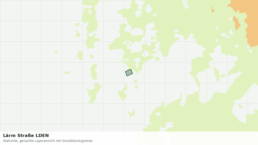 Statische Kartenansicht: Lärm Straße LDEN
