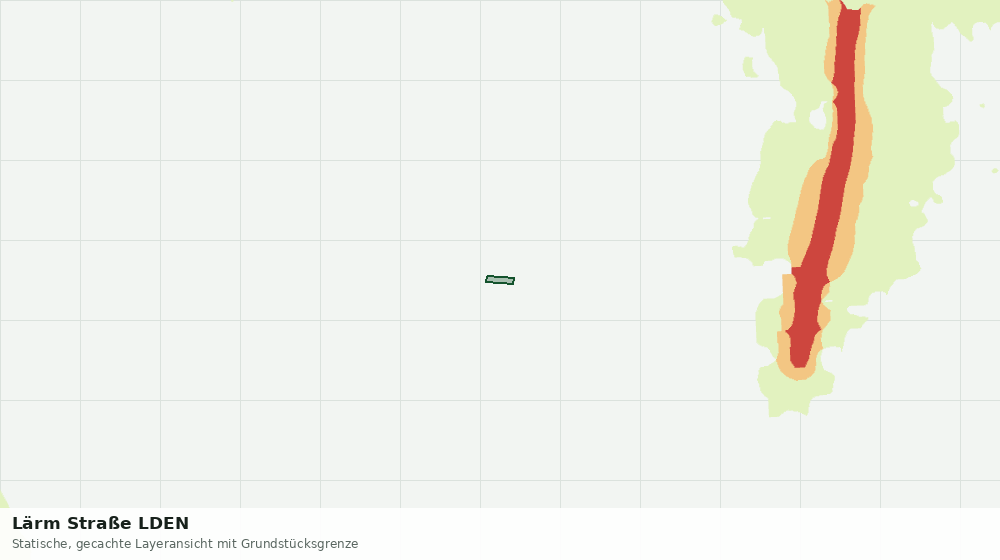 Statische Kartenansicht: Lärm Straße LDEN