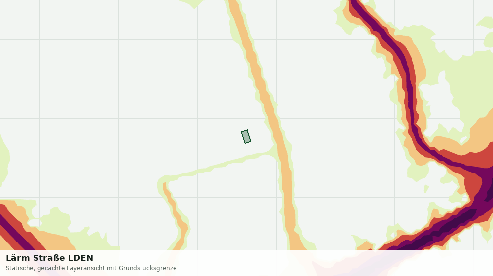 Statische Kartenansicht: Lärm Straße LDEN