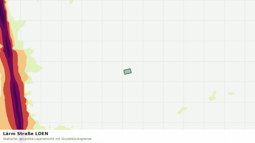 Statische Kartenansicht: Lärm Straße LDEN