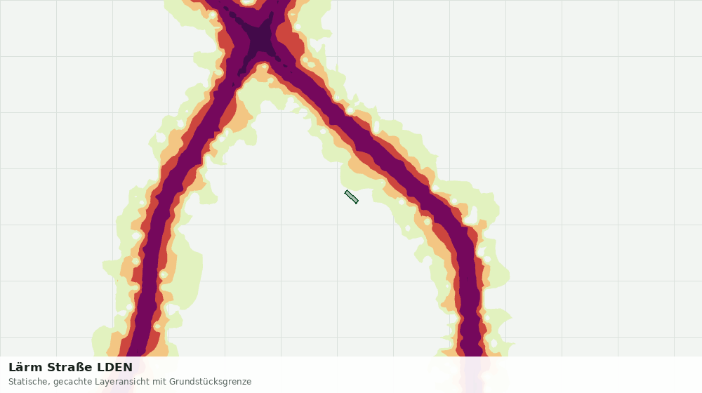 Statische Kartenansicht: Lärm Straße LDEN