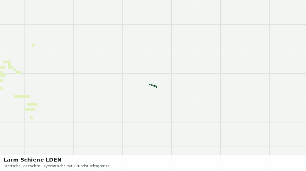 Statische Kartenansicht: Lärm Schiene LDEN