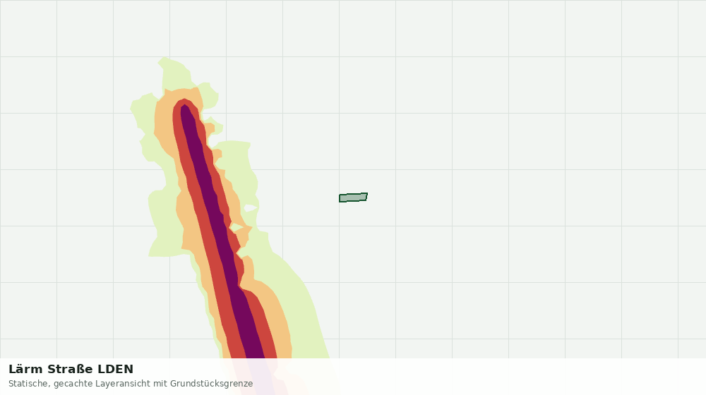 Statische Kartenansicht: Lärm Straße LDEN