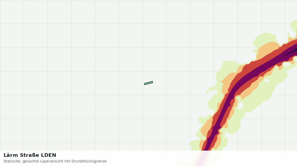 Statische Kartenansicht: Lärm Straße LDEN