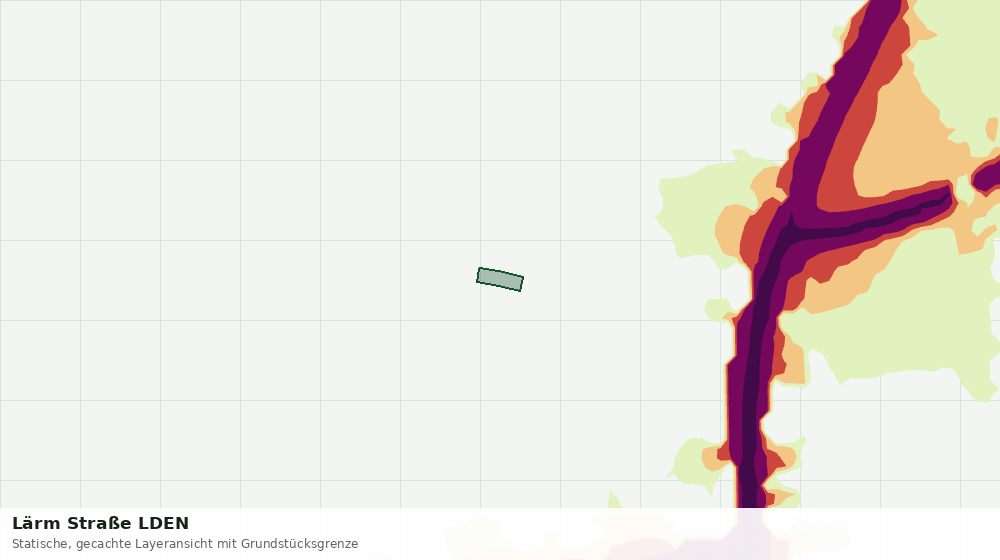 Statische Kartenansicht: Lärm Straße LDEN