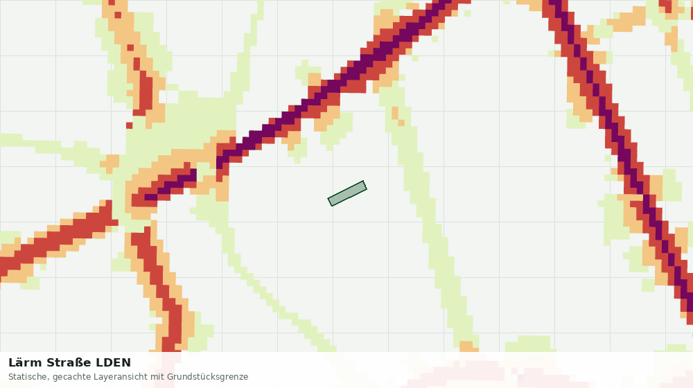 Statische Kartenansicht: Lärm Straße LDEN