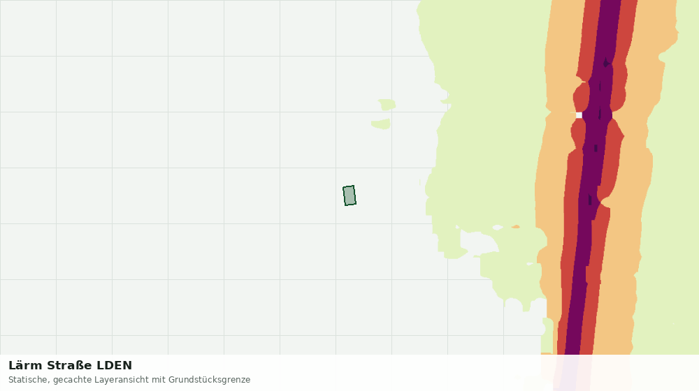 Statische Kartenansicht: Lärm Straße LDEN