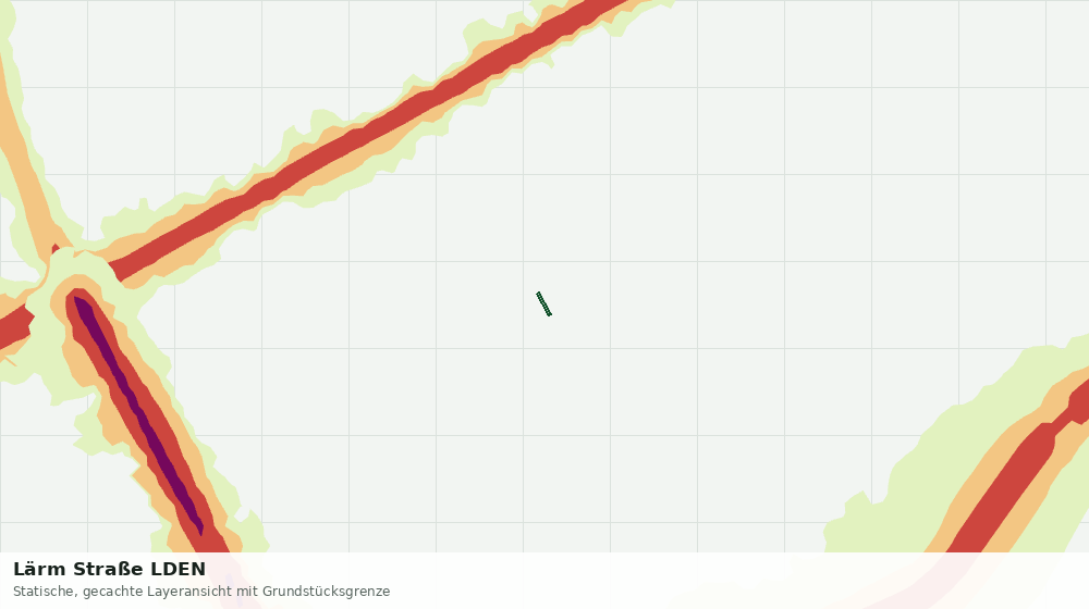 Statische Kartenansicht: Lärm Straße LDEN