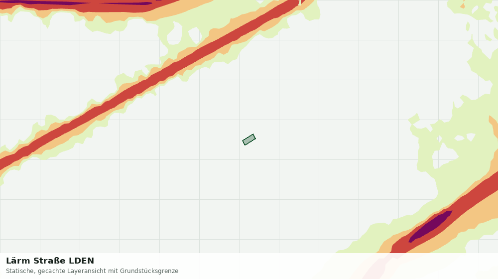 Statische Kartenansicht: Lärm Straße LDEN