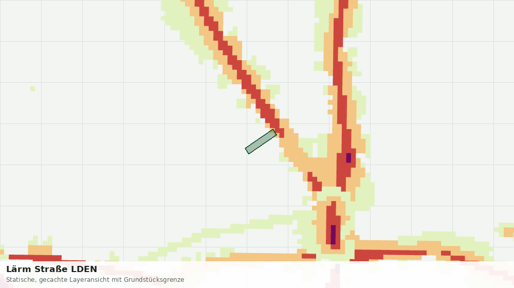Statische Kartenansicht: Lärm Straße LDEN