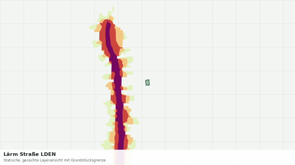 Statische Kartenansicht: Lärm Straße LDEN
