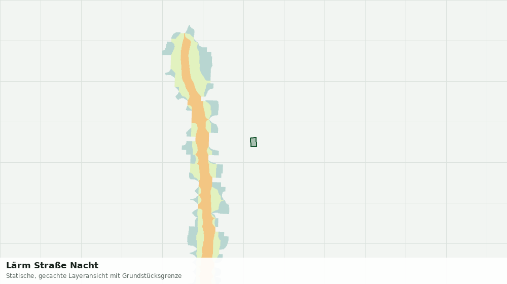 Statische Kartenansicht: Lärm Straße Nacht
