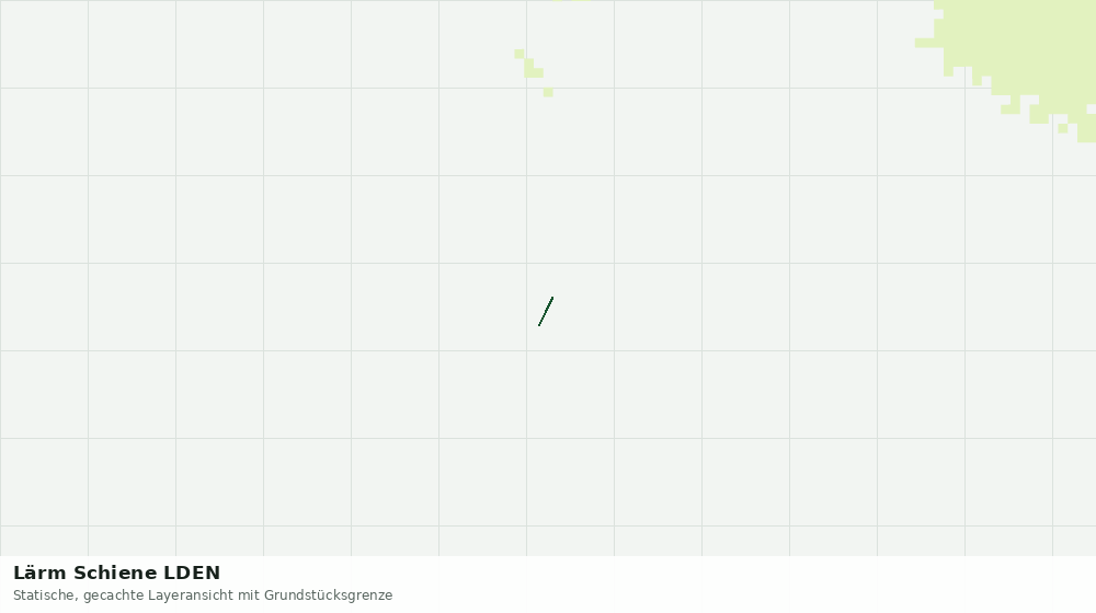 Statische Kartenansicht: Lärm Schiene LDEN