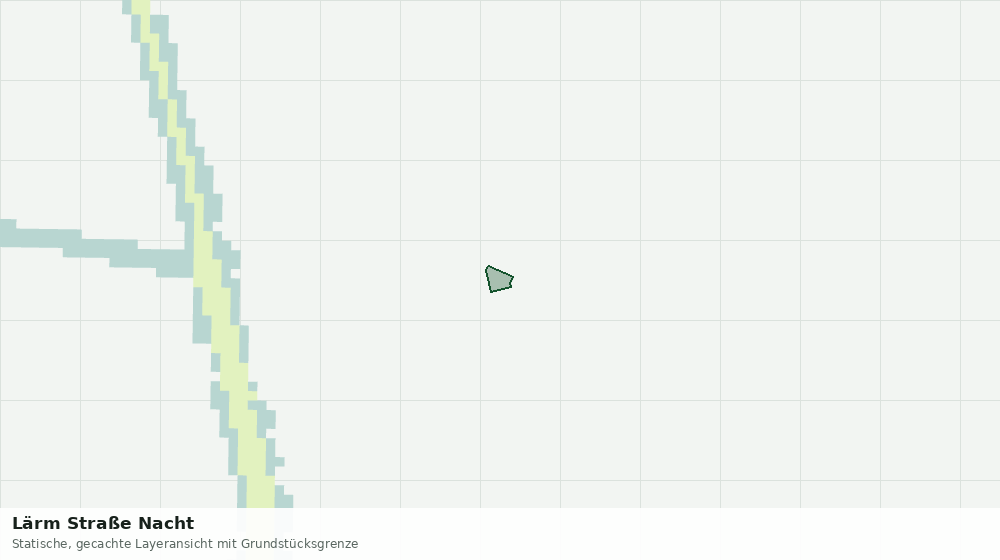 Statische Kartenansicht: Lärm Straße Nacht