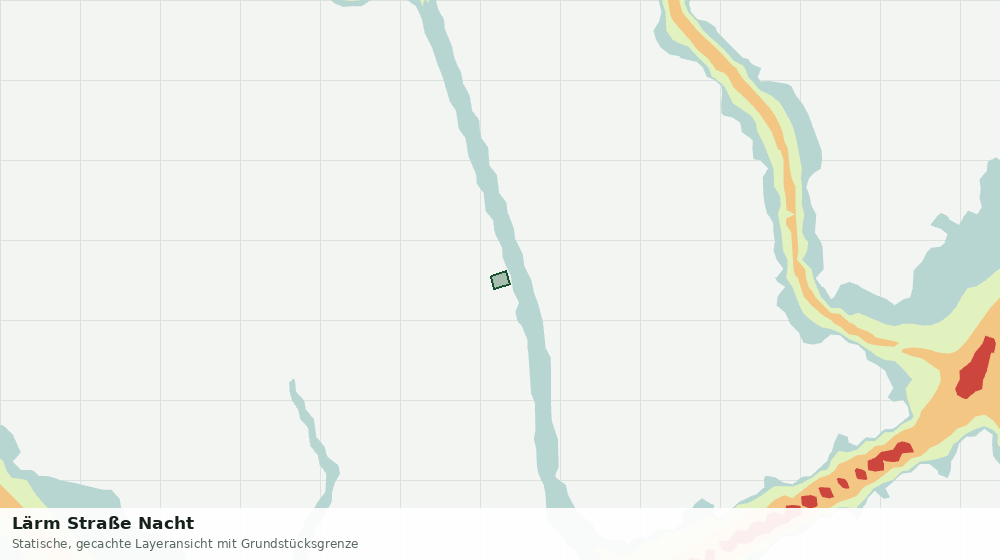 Statische Kartenansicht: Lärm Straße Nacht