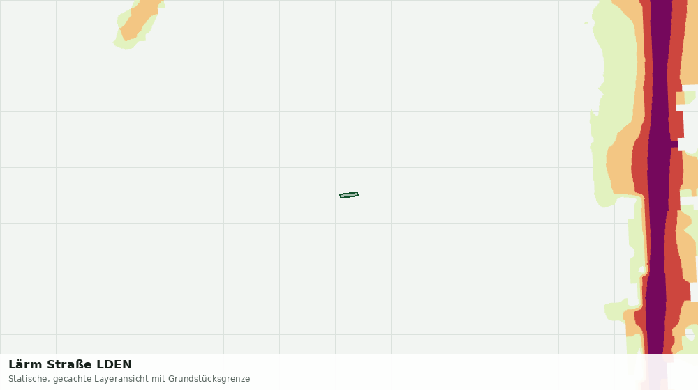 Statische Kartenansicht: Lärm Straße LDEN