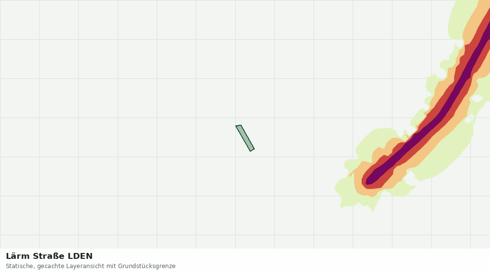 Statische Kartenansicht: Lärm Straße LDEN