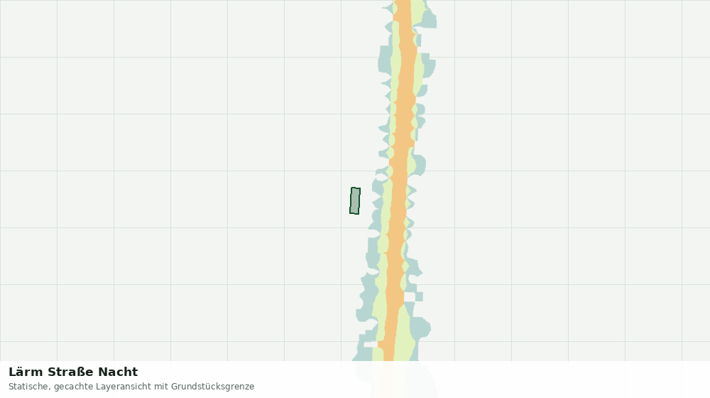 Statische Kartenansicht: Lärm Straße Nacht