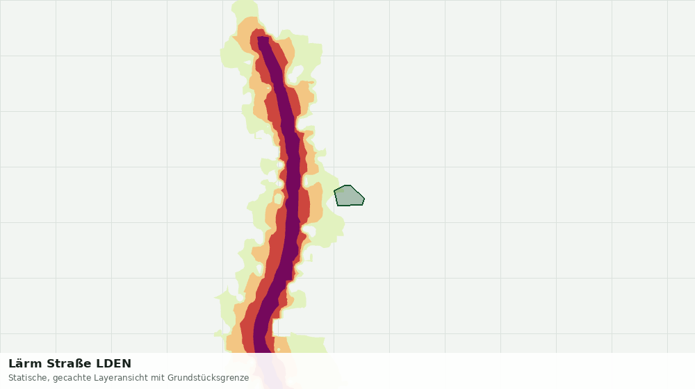 Statische Kartenansicht: Lärm Straße LDEN