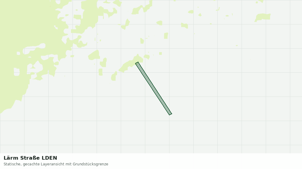 Statische Kartenansicht: Lärm Straße LDEN