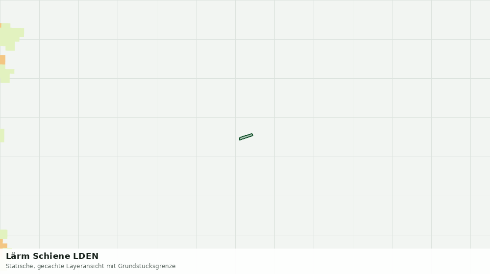 Statische Kartenansicht: Lärm Schiene LDEN