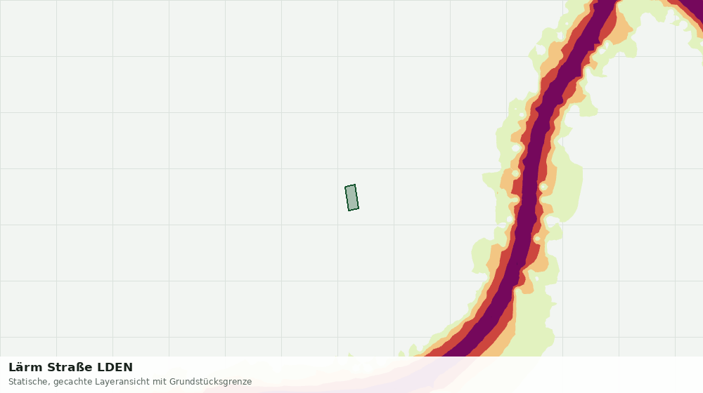 Statische Kartenansicht: Lärm Straße LDEN