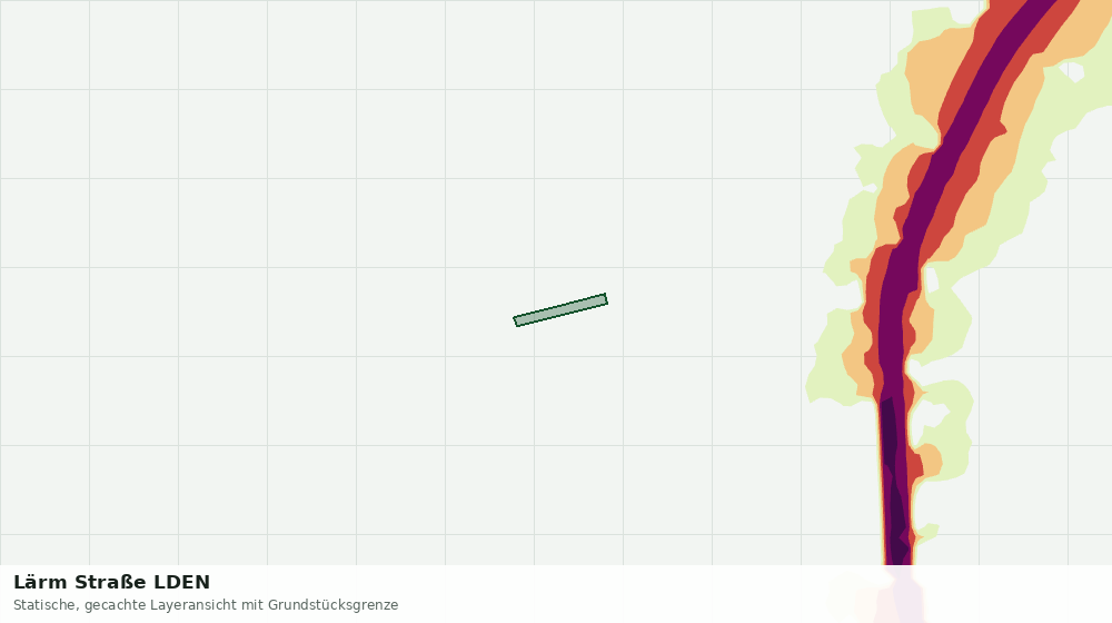 Statische Kartenansicht: Lärm Straße LDEN