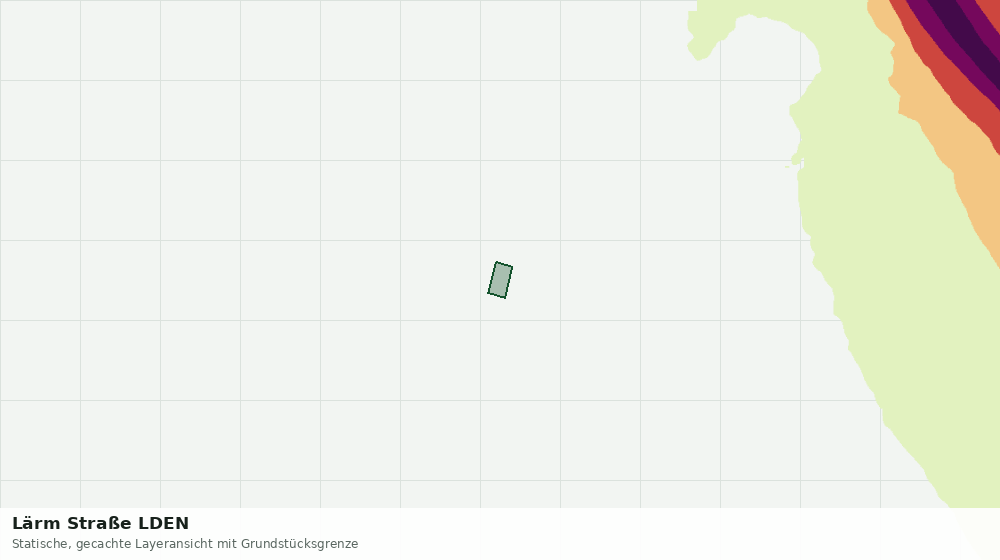 Statische Kartenansicht: Lärm Straße LDEN