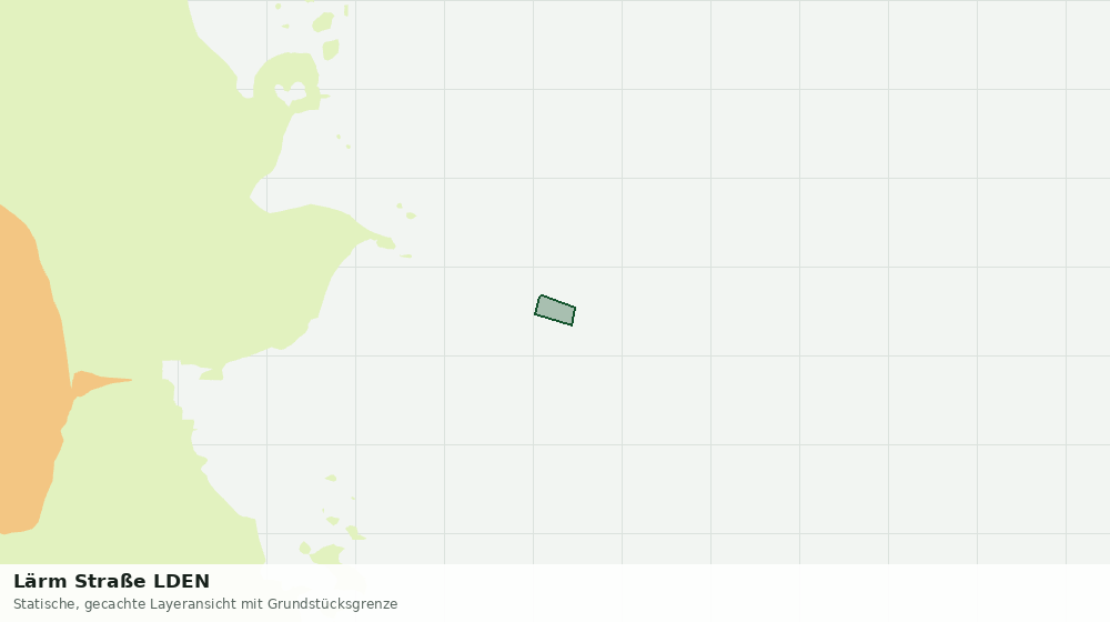 Statische Kartenansicht: Lärm Straße LDEN