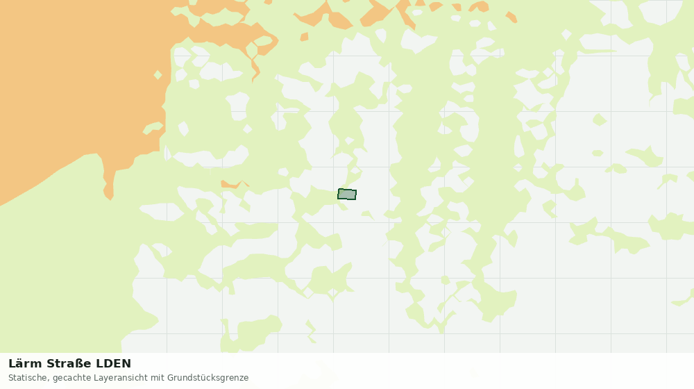 Statische Kartenansicht: Lärm Straße LDEN