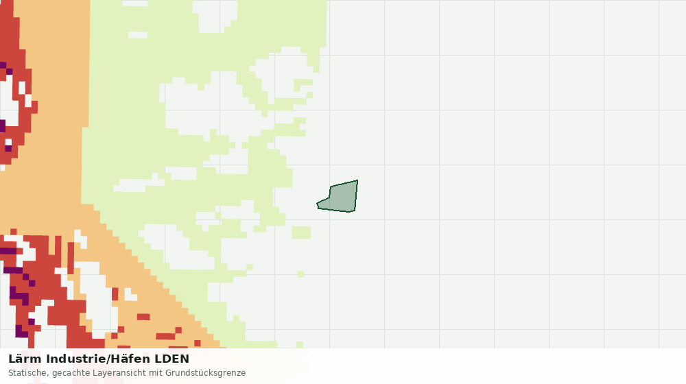 Statische Kartenansicht: Lärm Industrie/Häfen LDEN