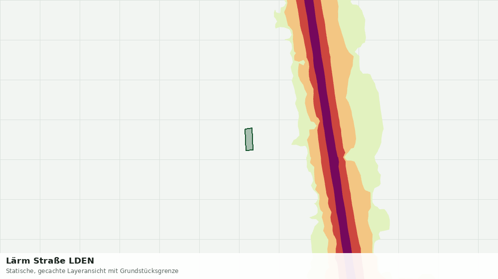 Statische Kartenansicht: Lärm Straße LDEN
