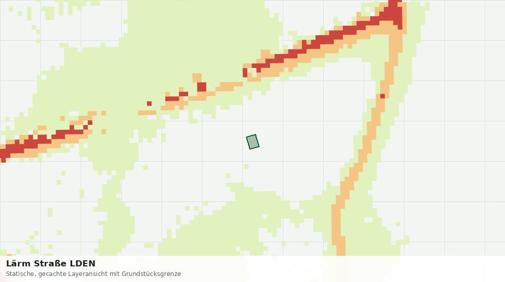 Statische Kartenansicht: Lärm Straße LDEN